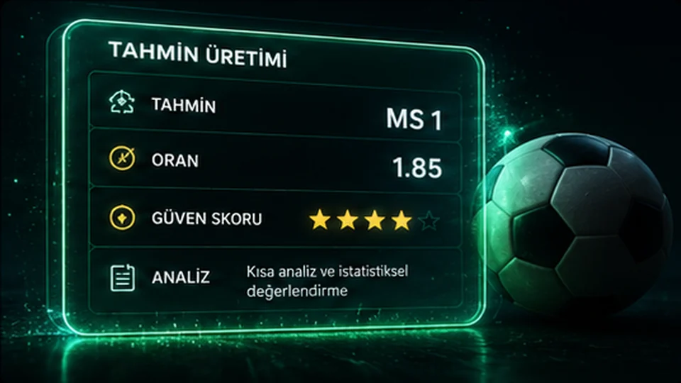 ORANHUB tahmin üretimi güven skoru paneli